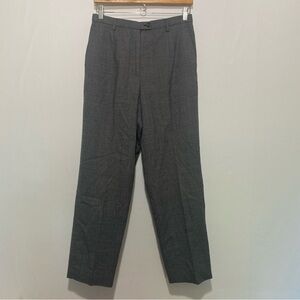 Pendleton Petite Wool Blend Gray Houndstooth Dress Pants Size‎ 10 Office Career